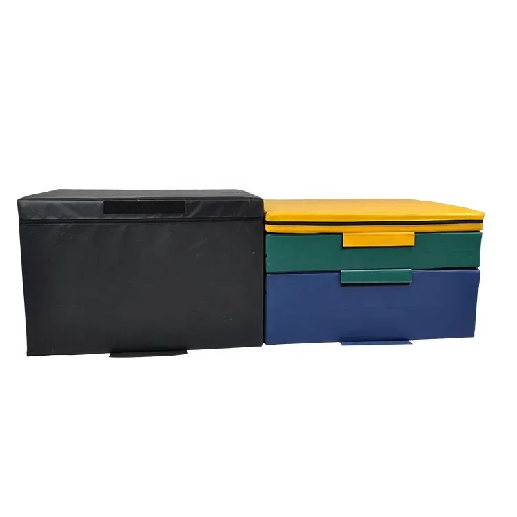 Yujishan PVC Box Jump Training Soft Foam Plyo Box For Cross Fitness Training