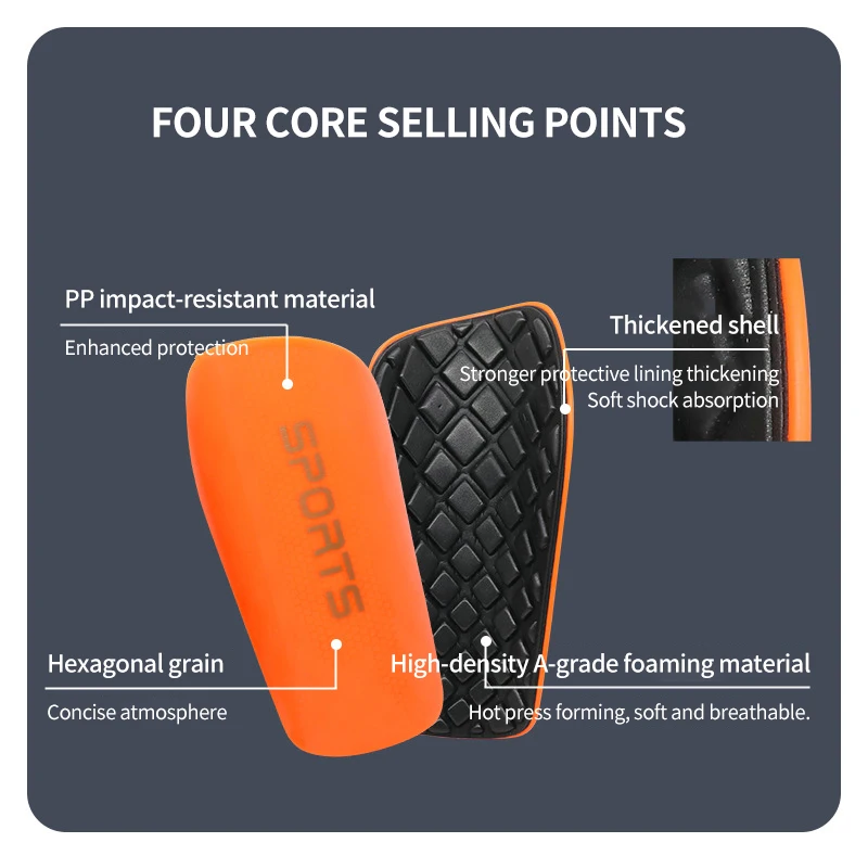 High Quality Soccer Football shin guard protect tools Football Shin Pads/Leg Protector for Kids Adults Can be Customs Logo