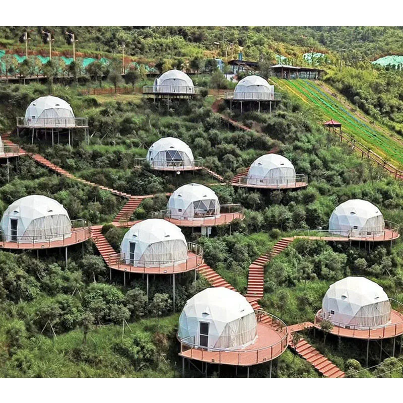 4m  5m 6m 7m 8m Geodesic Dome House Tent, Glamping Dome for resort hotel