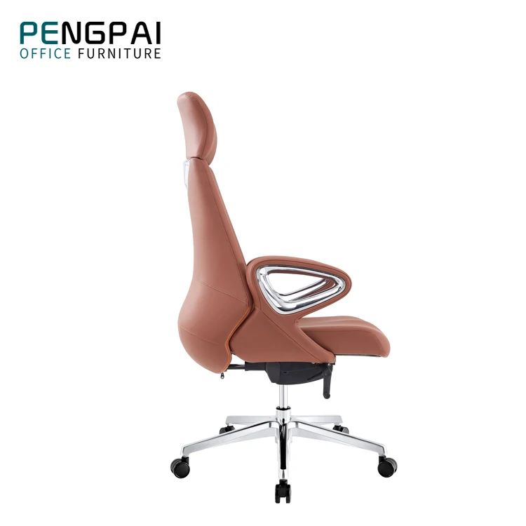 Custom luxury modern lounge swivel base high back leisure boss  Office chair