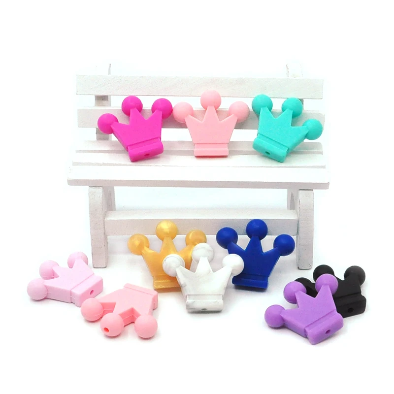 Zhongshan Chang Long Heat Lined Micro Bunny Crown Silicone Beads Crown