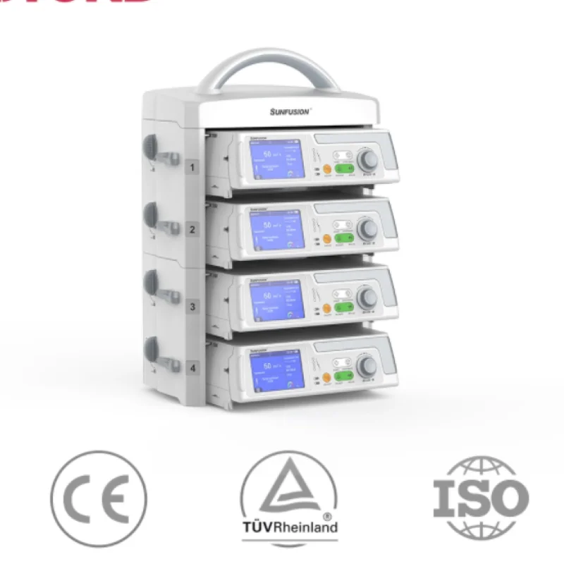 Large LCD Screen Ambulance Emergency Single Channel Syringe Pump