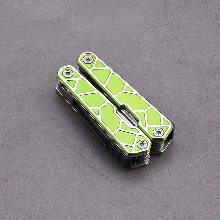 Multi Knife 12 In 1 Stainless Steel Foldable Pocket Multitool Pliers Multi Tool With Sheath For Outdoor Survival Hiking Camping