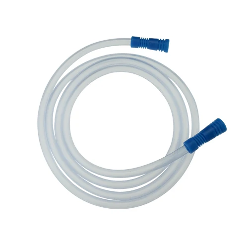 Medical Grade PVC Material Yankauer Handle  Suction Connecting Tube