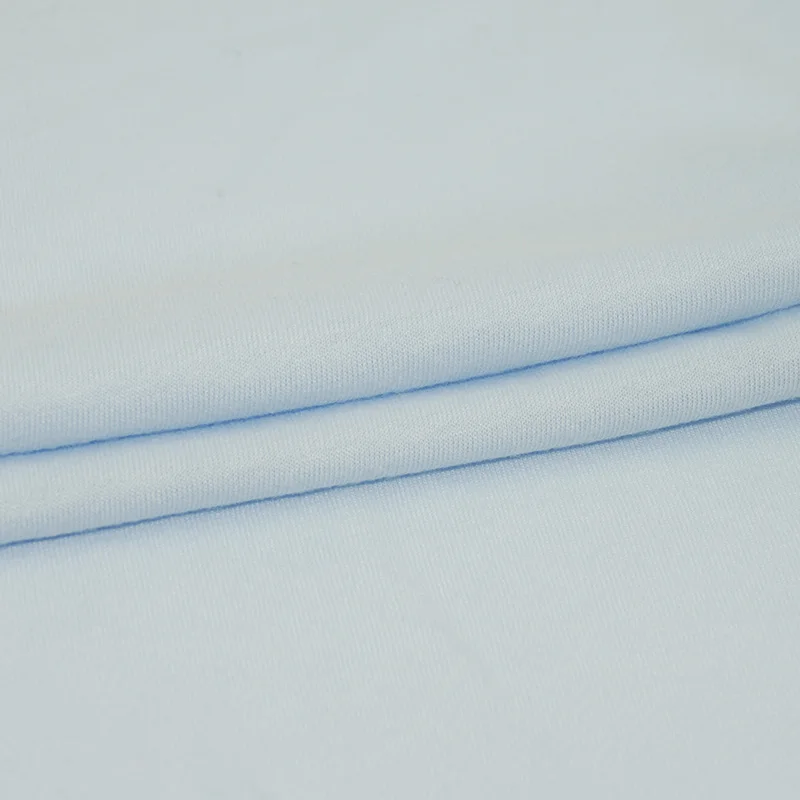 
China Cotton Rayon Jersey Knit Fabric Solid Plain Dyed 30S/1 Lightweight Soft Cotton Viscose Jersey Fabric 