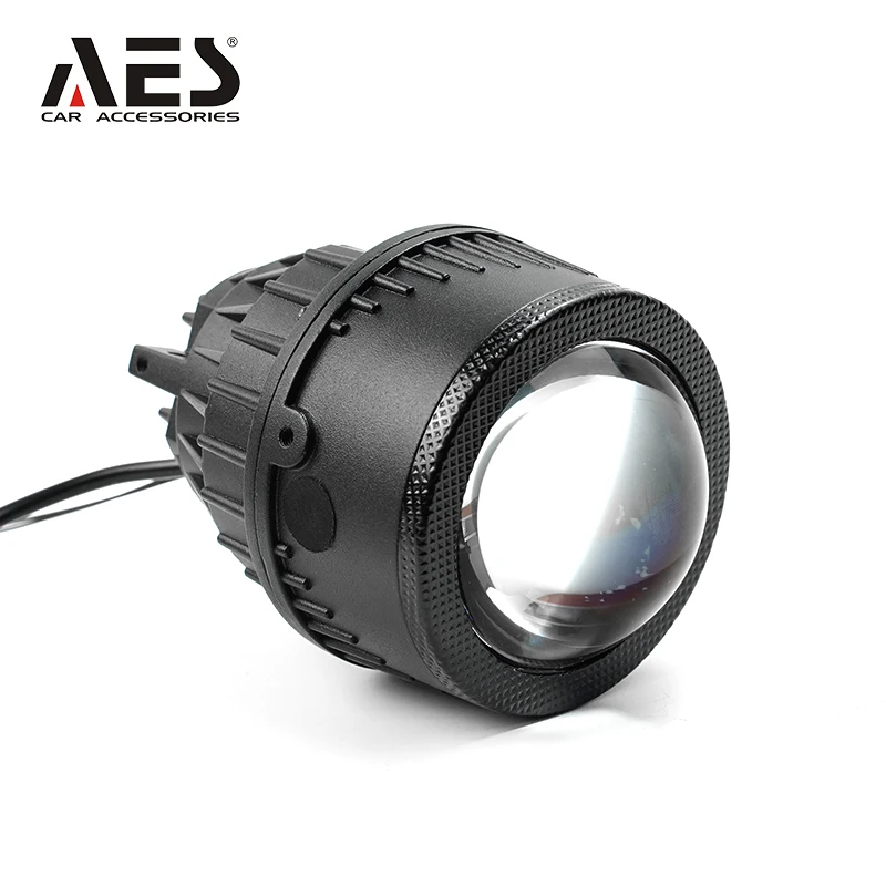 AES Hot Selling 3.0inch BI-LED Fog Lamp 6000K Blue Lens Auto Car Fog Light Waterproof Headlight China Manufacture