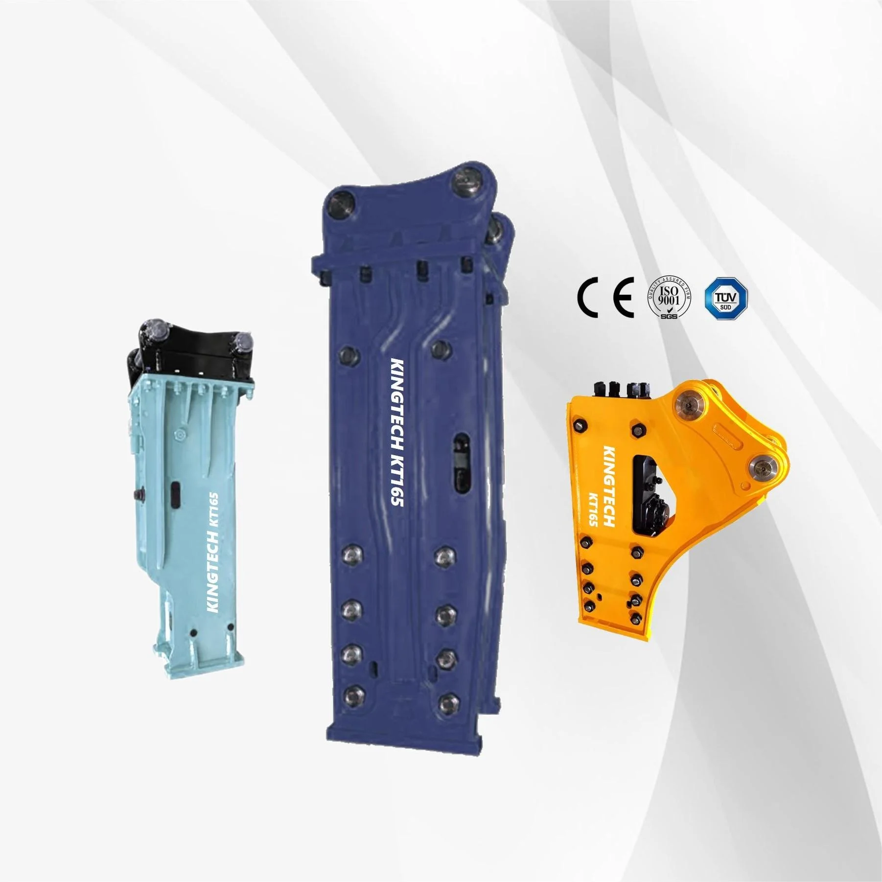 SB131 side bracket low noise new technology compressor rock hydraulic breaker hammer for retro excavator jcb case backhoe loader