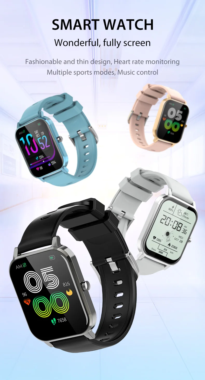 Newest NS37 Smart Watch Hot Selling Call Remider IP67 Waterproof Blood Oxygen Blood pressure Smartwatches