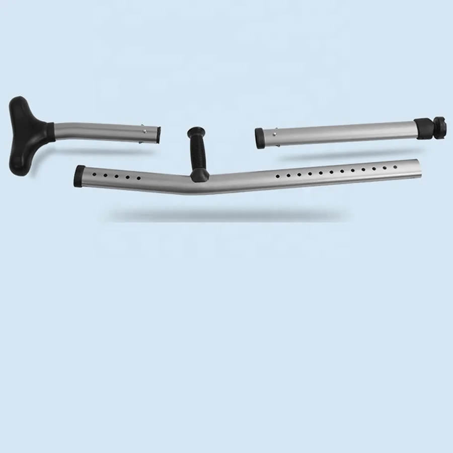 Luxury Advanced High Quality Axillary Crutches Adjustable Aluminum Folding Elbow Support Walking Crutch