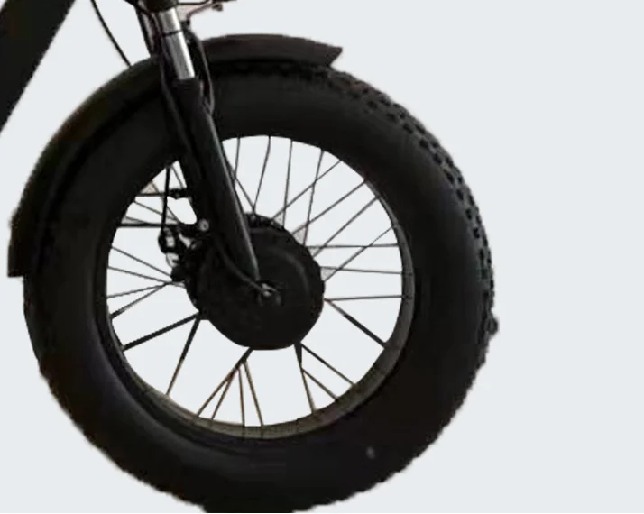 2024 Retro Foreign 24 Inch Snow Beach Wide Tire ElectricTricycle Lithium Electric Bicycle
