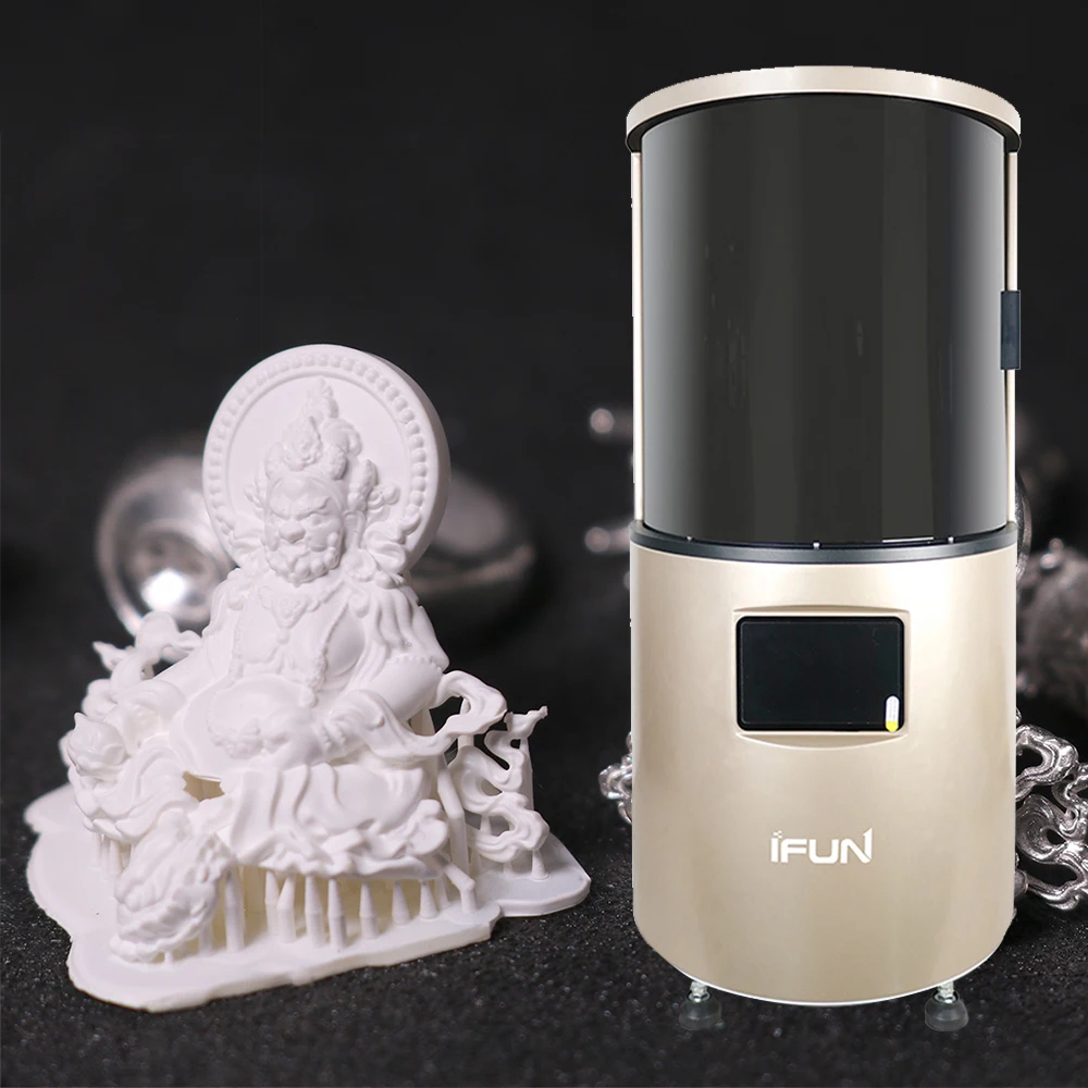 3D Model, Jewelry Model Printer, IFUN High-Precision 3D Jewelry Printer That Can Print Jewelry in Batches 14K