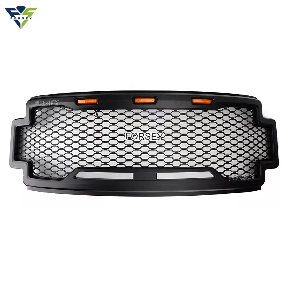 Raptor Style Front Bumper Grille For Ford F-250 F-350 F-450 2017 2018 2019 Modified Grille With LED and Logo