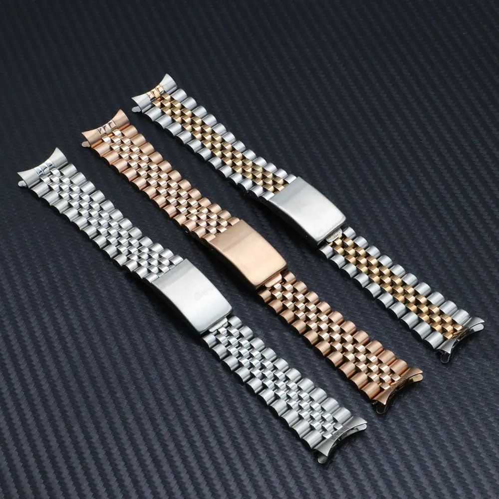 Luxury 316L Stainless Steel Band  20mm 21mm 22mm  Metal Strap Water Ghost Replacement  Accessories For Rolex watch band