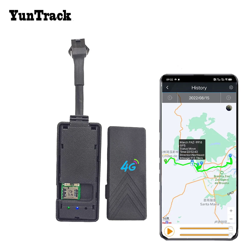 Remote Cut off Power Supply CJGPS CJ780 4G OTA Upgrading ACC Ignition Detection Car GPS Tracker