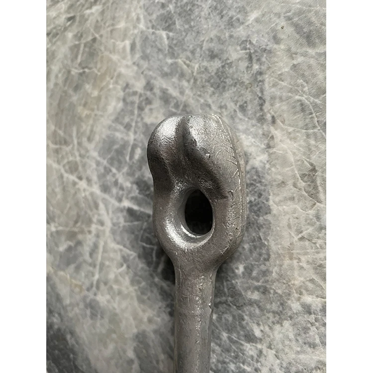 Custom Hot Dip Galvanized 5/8 Anchor Rod Stay Rod Grade Machine Welded Thimble Eye Bolt