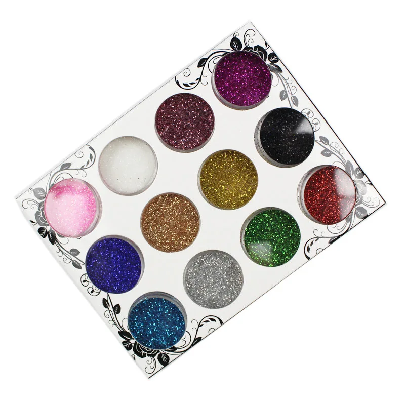 
Nail fine powder twelve color magic color gradient laser flash powder golden onion powder sequin environmental protection DIY 