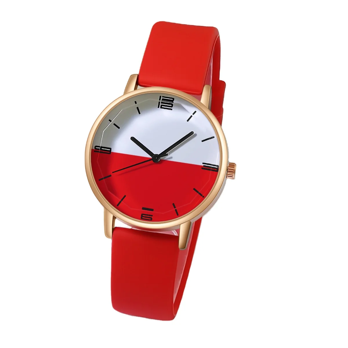 Silicone Band Match Face Color Quartz Girls Wrist Watch Fashion Charming Popular High Quality Quartz Ladies Watches