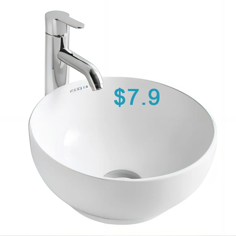 Shampoo Sinks Basin Ceramic Beauty lavatorio laundry tub bathroom hotel freestanding basin washroom vanity tops with sink