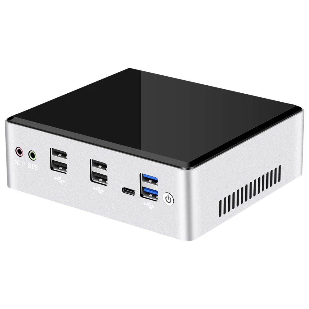 
 Mini PC Intel Core i7 10510U 2*DDR4 M.2 SSD NVMe Windows 10 Linux Dual-Band WiFi HDMI-Compatible DP 4K 60Hz USB-C 2*Ethernet  