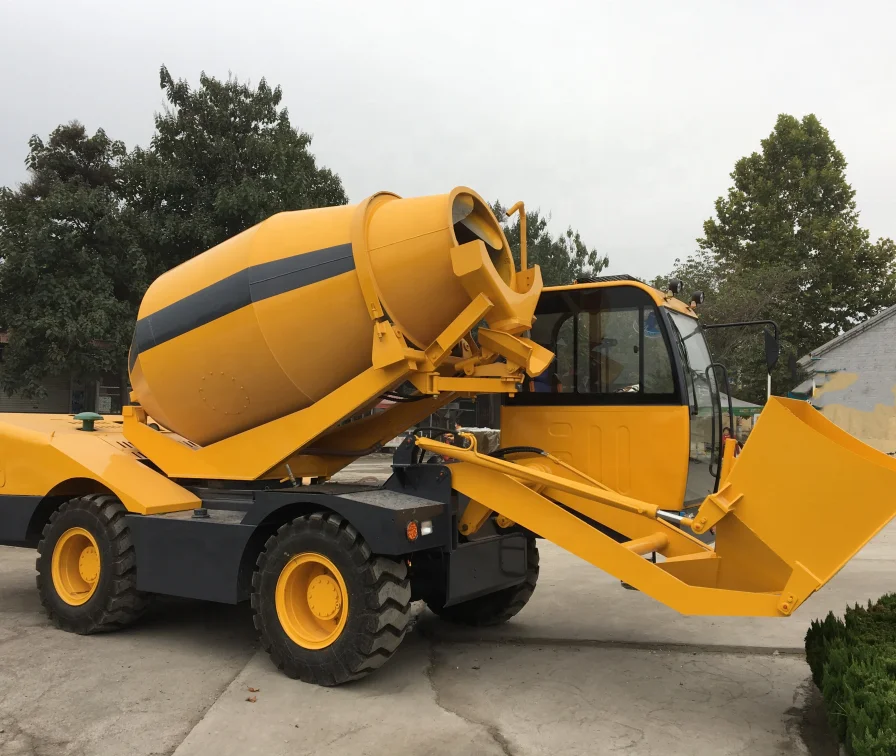 concrete mixer trailer for sale/self loading mobile concrete mixer