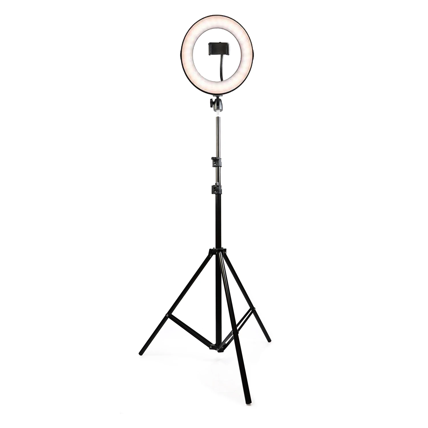 Oldshark Cell Phone Selfie Ring Shaped 360 Degree Rotation Makeup 10 Inch Light Tripod Led Selfie Ring Light