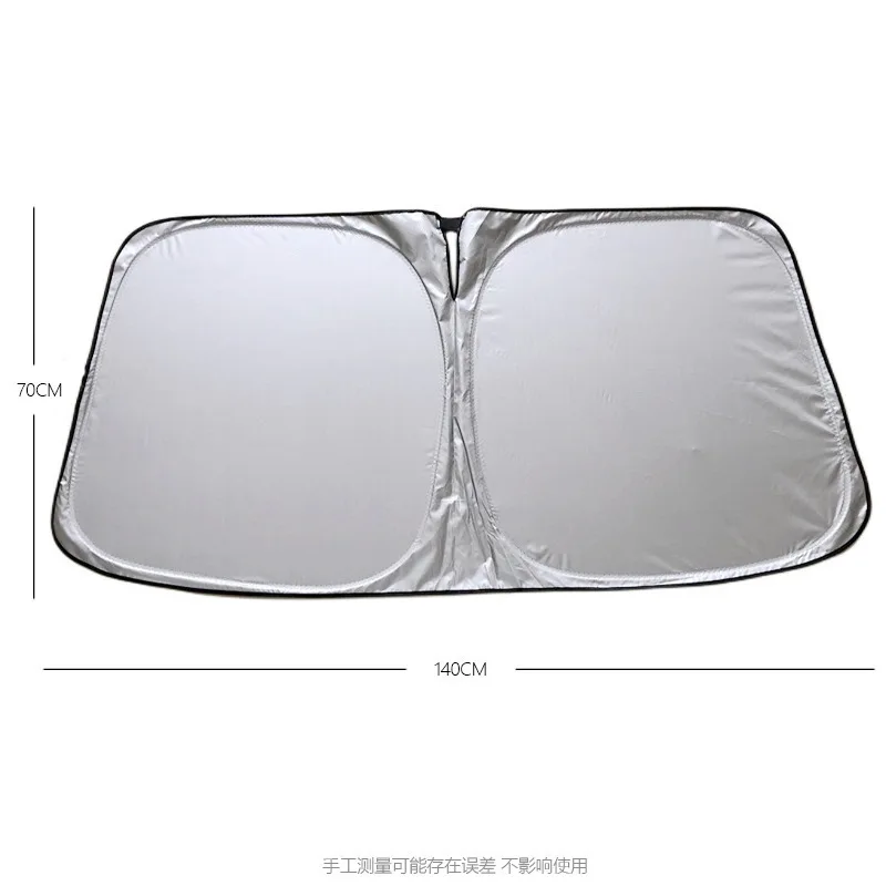 Best Price Titanium Silver Heat Shield Prevents UV Rays Car Windshield Foldable Car Sunshade