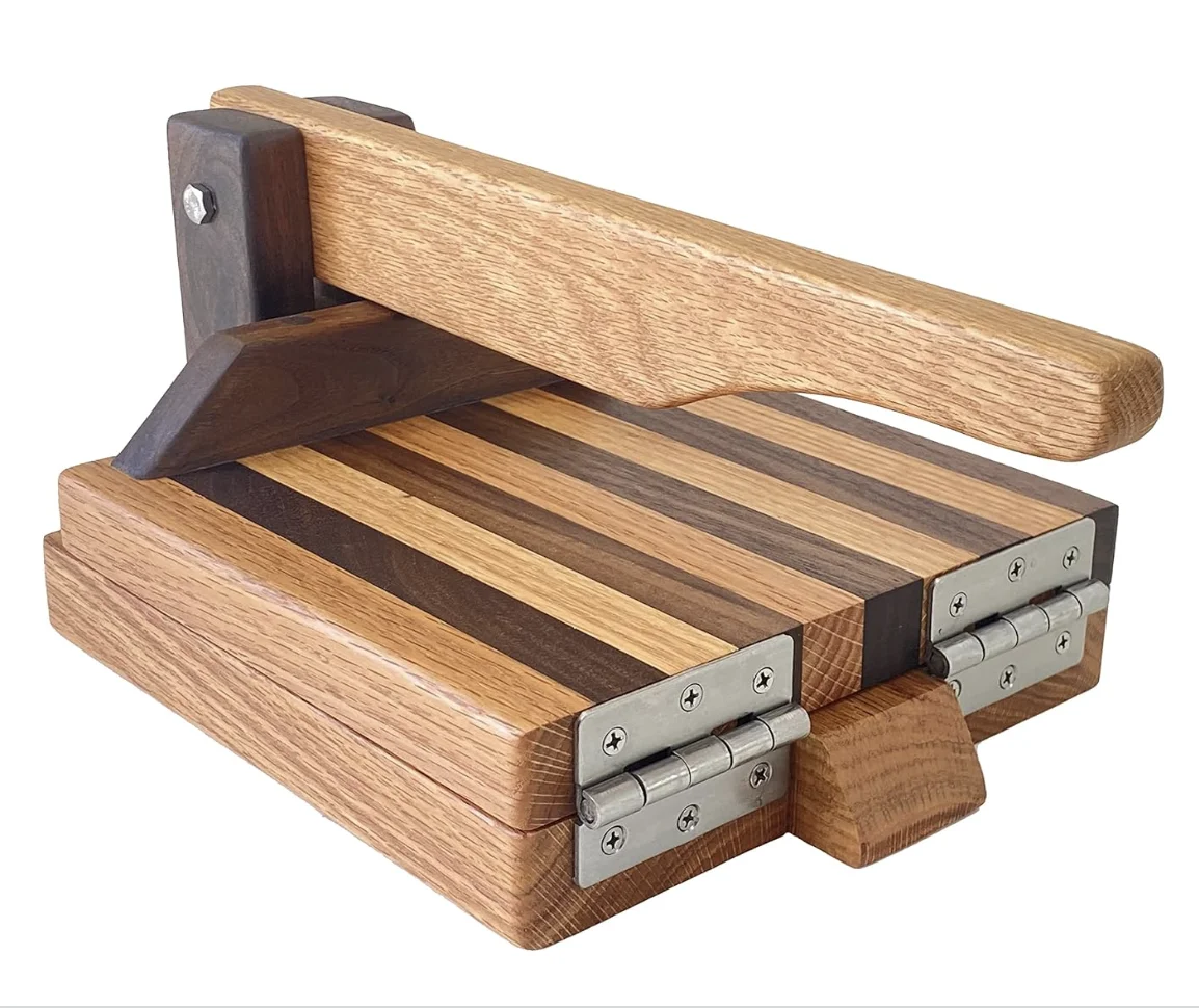 Wooden Tortilla Maker Press Reinforced Durable for Homemade Mexican Tortillas
