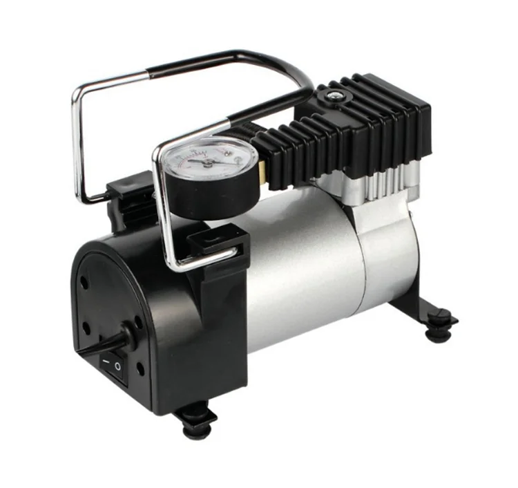 HEAVY DUTY 12V DELUXE METAL AIR COMPRESSOR 150PS CAR VAN TYRE INFLATOR