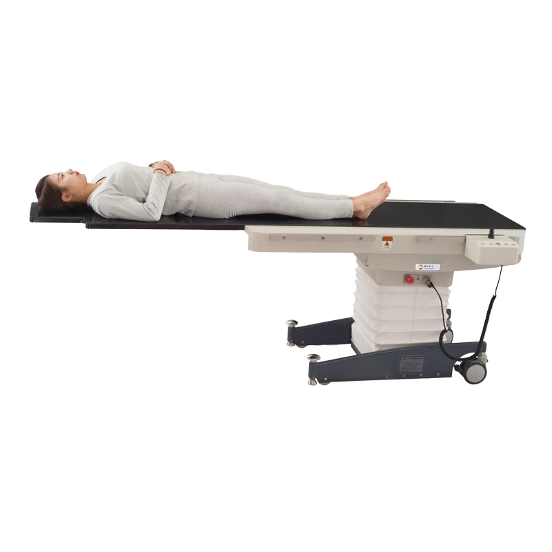 THE HIGHLY PENETRATING INTERVENTIONAL UNIT NADE OF CARBON FIBER CAN BE USED WITH CT AND C-ARM