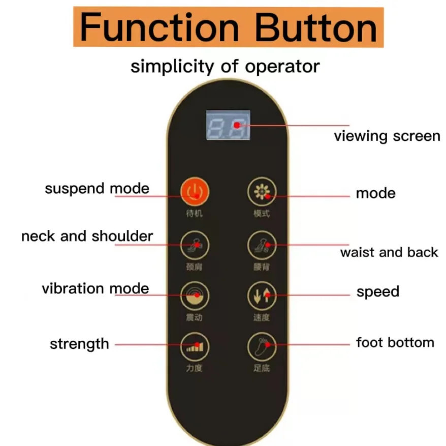 Hot sale full body electric 4d zero gravity luxury massage chair with footrest and massage