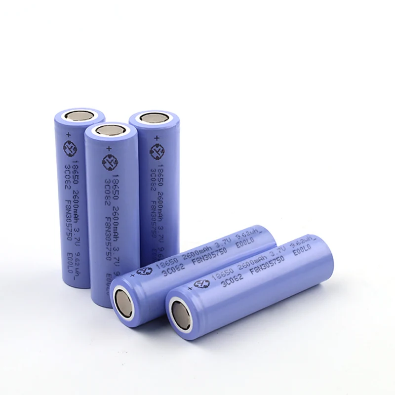 3.7v  lithium ion batterie full capacity deep cycle high rate electric tool rechargeable 18650 power li-ion battery 2600MAH