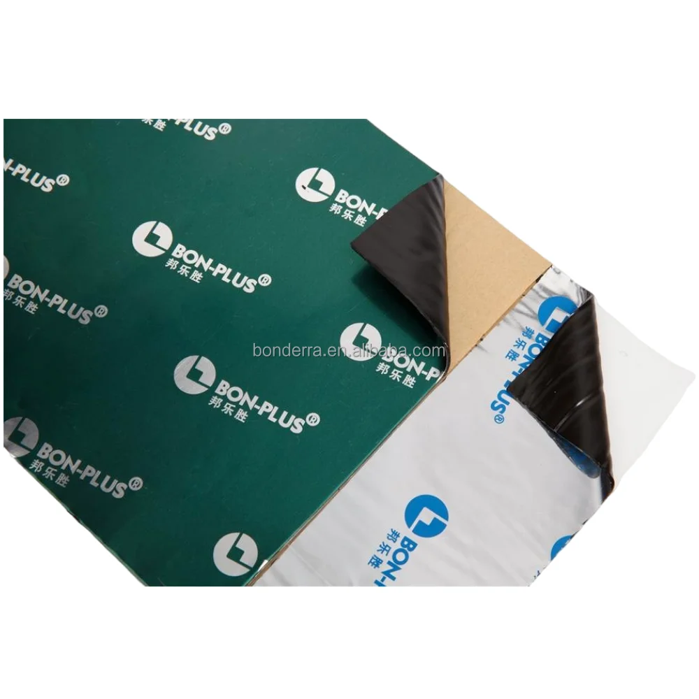 Autotech Egypt 2mm density Car Soundproof Butyl Rubber Acoustic Absorbing Panel Sound Deadening custom