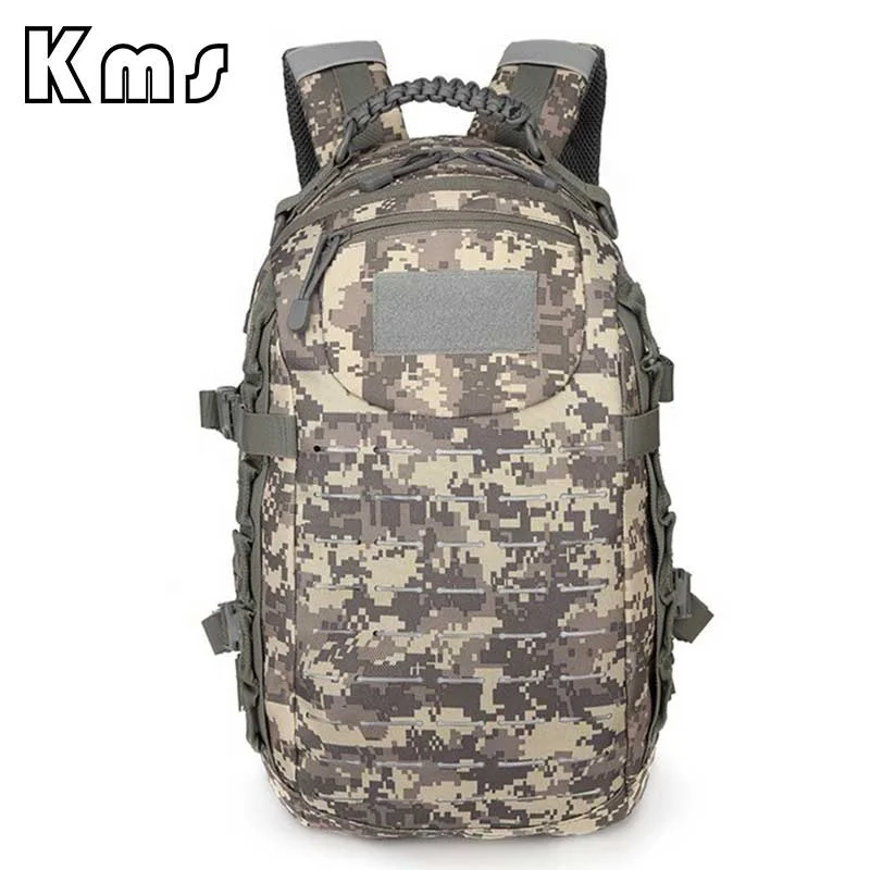 KMS Ready Multi-color Wholesale Mochila Softback Hiking Outdoor Sport Travel 35L Molle Laser Cut Tactical Range Backpack