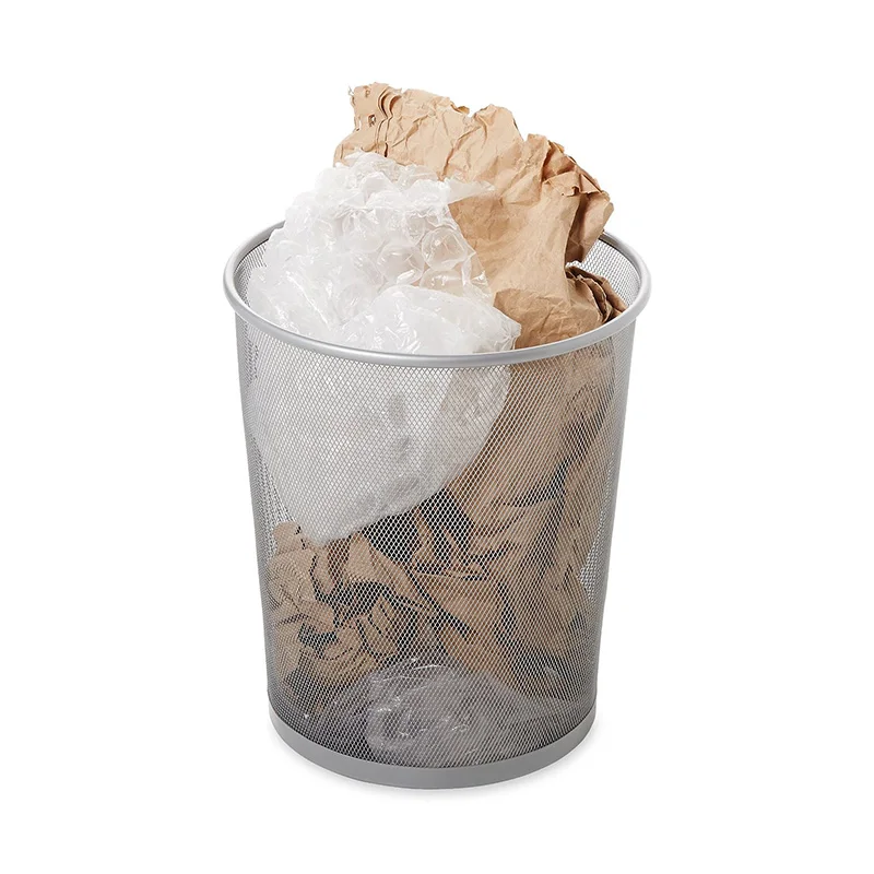 High quality metal round garbage bins for sale