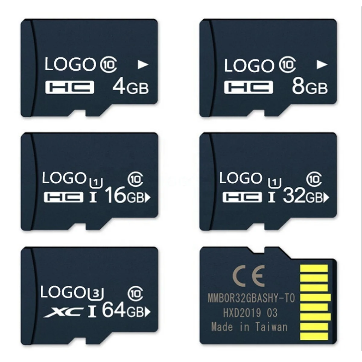Original Chip Customized Your CID Changeable CID SD Card High Quality 8gb 16gb 32gb 64gb 128gb Custom CID Changed SD Card