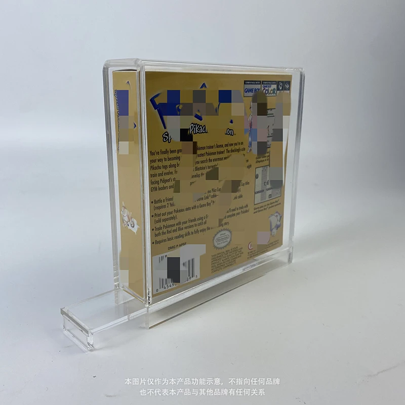 Universal Premium Game Boy Advance NES N64 Clear Box Transparent Acrylic Case With Lid
