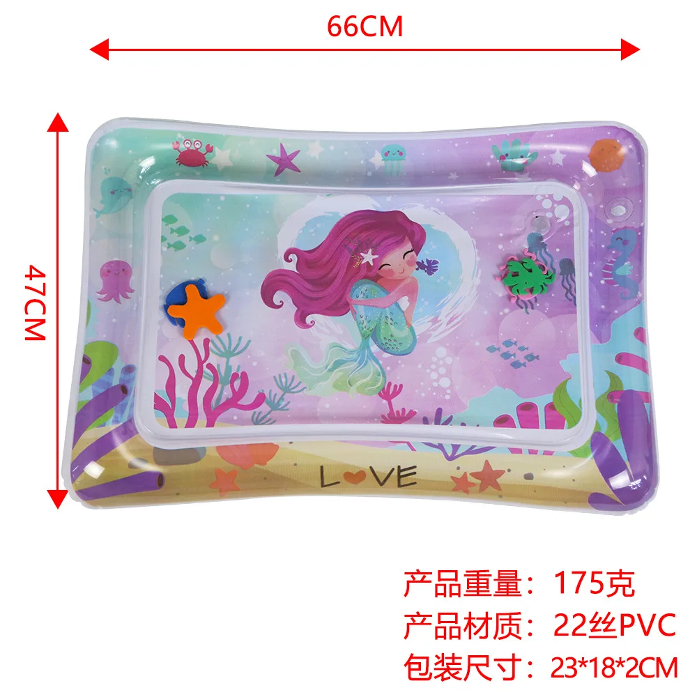 Inflatable Baby Tummy Time Water Play Mat For Children Inflatable Learning Play Mat For Kids Premium Toys