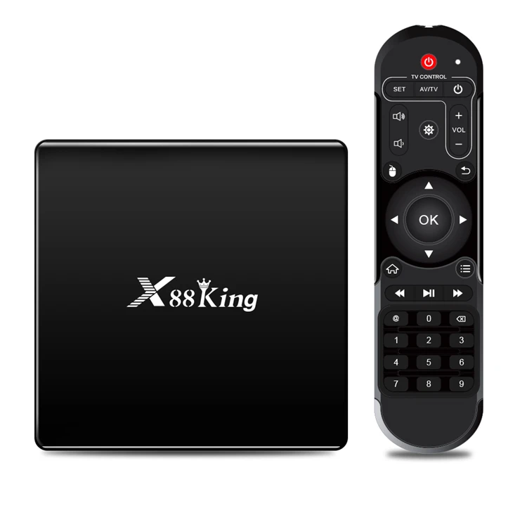 New Amlogic S922X Chip X88 King Pro Android 9.0 TV BOX Mali-G52 LPDDR4 4GB 128GB Set Top Box Dual Wifi BT5.0 1000M Media Player