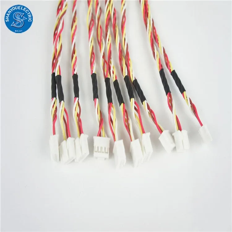 Customized Molex Connector 1007 16AWG Wire Harness Power Cable Assembly
