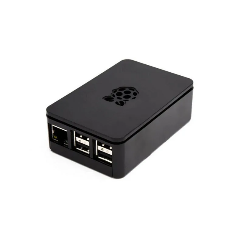 Новый стиль Raspberry Pi Box ABS Черная оболочка B + Pi3 3-го поколения 2-го общий профессиональный