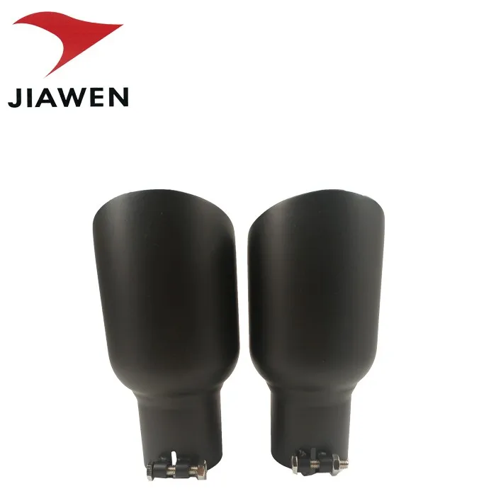 Matte Black Dual CatBack Exhaust Muffler System 24DR POWDER COATED EXHAUST for J**p Wr**gl**
