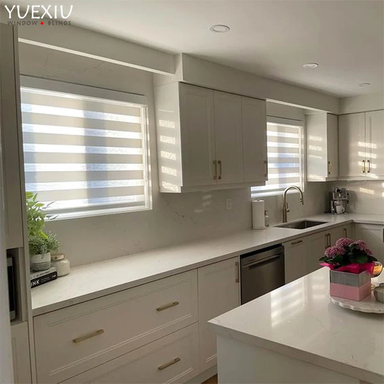 Horizontal Cordless Hotel Home Decoration Window Rolling Shades Blackout Curtains For Bedroom Windows