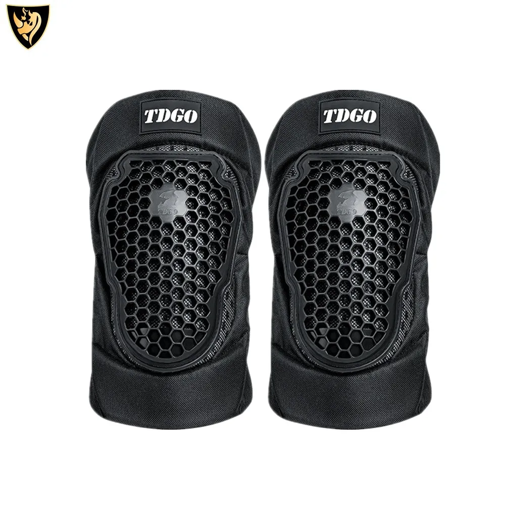 Summer Honeycomb Shell Design Off - Road Motorcycle Rider Protective Gear Anti - Fall Motorcycle Knee Pads Protection Hard Shell