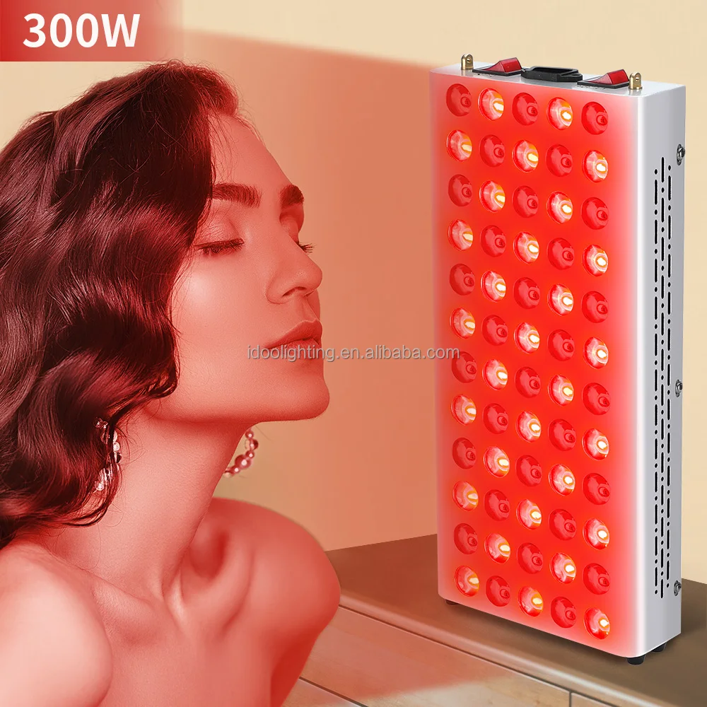 300W Touch Screen Remote Control Led Light Therapy Body Skin 660Nm 850Nm Infrared Phototherapy Wrinkle Removal Bright Red Panel
