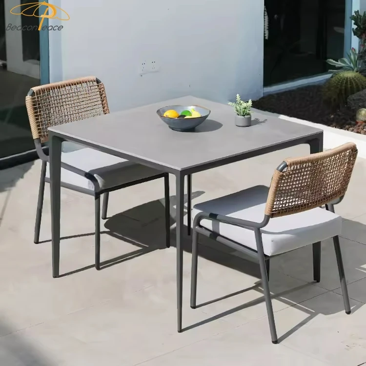 Outdoor leisure courtyard rattan chairs villa terrace garden high-end rattan chair for restaurant