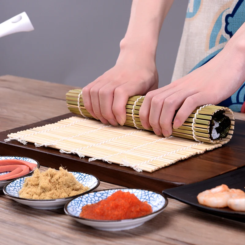 High Quality Bamboo Sushi Mat Roller Rice Kit Rolling Mat