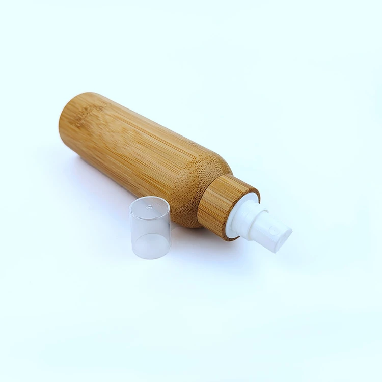 10ml 15ml 30ml 50ml 100ml Bamboo Plastic Jar With Bamboo Cover For Cream Packaging