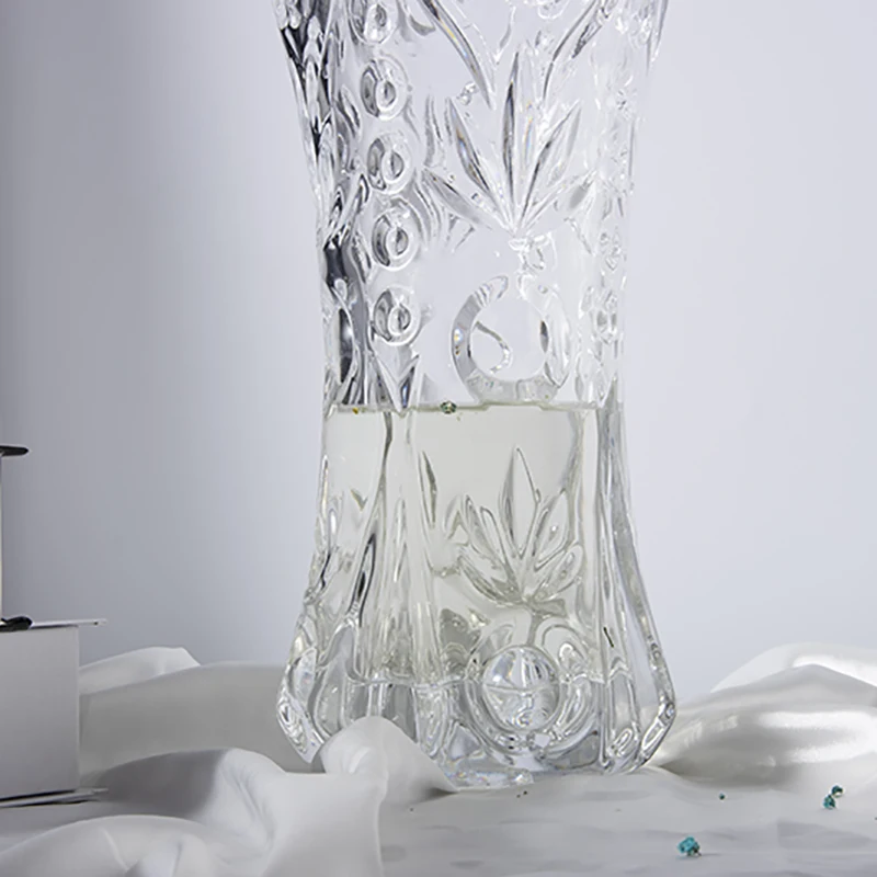 Tall Big Round Glass Vase For Glass Vases Wedding Centerpiece Clear