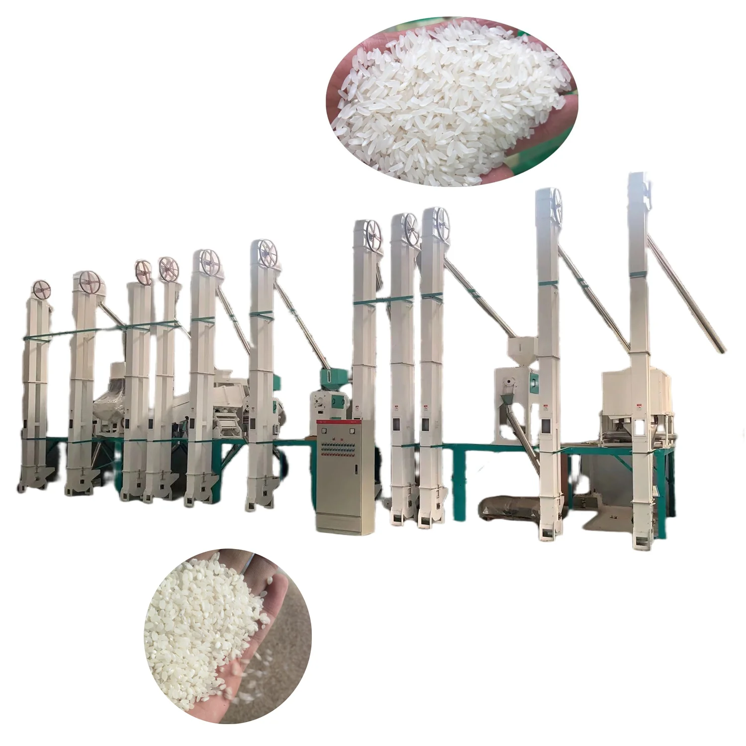 Rice mill complete set combination of commercial grain corn