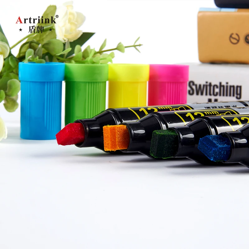 12mm big head Mike pen made in China, with quick drying, waterproof, safe, non-toxic, wide range of uses, 12 colors